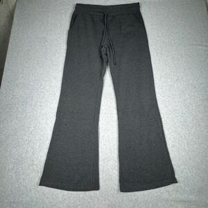 Women's Charcoal Wide-Leg Lounge Pants